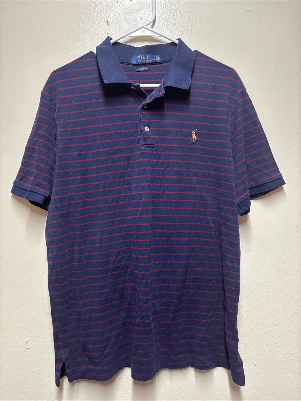 Polo Ralph Lauren mens striped polo shirt size Large